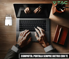 Carica l'immagine nel visualizzatore di Gallery, V-TAC 2x Adattatore da Schuko a Spina 10A - 2 Pezzi - Presa Singola 10A 2P+T Bipasso/Schuko e Spina Italiana 10A - di Co
