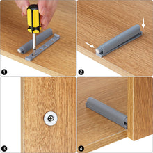 Carica l'immagine nel visualizzatore di Gallery, QWORK® 10 Pezzi Push Pull per Ante, Push to Open Chiusura Magnetica per Ante Mobili e Cassetti