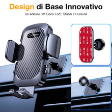 Carica l'immagine nel visualizzatore di Gallery, Coolpow Porta Cellulare Auto [Ventosa Ultra Potente] Supporto Telefono Auto