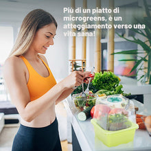 Carica l'immagine nel visualizzatore di Gallery, Vassoi per Microverde LUVCSOY con Coperchio, Kit di Germinazione con Cupola per Umidità e Fori da 3 mm, Senza BPA, per S