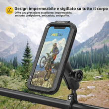 Carica l'immagine nel visualizzatore di Gallery, iMESTOU Supporto Impermeabile per il Telefono del Motociclo, Antifurto, L