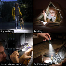 Carica l'immagine nel visualizzatore di Gallery, Blukar Torcia LED Mini Ricaricabile, Torcia EDC Tascabile con Portachiavi
