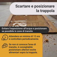 Carica l'immagine nel visualizzatore di Gallery, PROXINOVA Trappola per Topi per Casa con Colla Extra Forte - 4 Tavolette Adesive ad Alta Tenuta con Aroma Alimentare - M