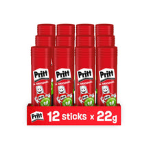 Carica l'immagine nel visualizzatore di Gallery, Pritt Colla Stick, Colla trasparente per scuola e ufficio, 12 x 22 g