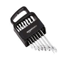 Carica l'immagine nel visualizzatore di Gallery, Amazon Basics Set combinazione cricchetto-chiave, metrico, 7 pezzi