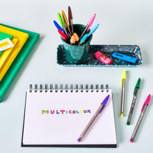 Carica l'immagine nel visualizzatore di Gallery, BIC Cristal Multicolour, Penne a Sfera Colorate, Punta Larga 1.6mm, Set Scrittura 15 Unità, Cancelleria Scuola e Ufficio