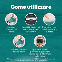 Carica l'immagine nel visualizzatore di Gallery, Medi Grade Maschera Occhi 2-in-1 Riscaldante e Refrigerante, Occhi Secchi