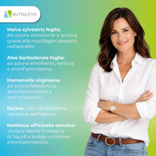 Carica l'immagine nel visualizzatore di Gallery, NutriLen Procto Crema Emorroidi Esterne e Ragadi Anali 60ml Confezione da 2 Pomata Naturale Lenitiva con Amamelide Aloe 