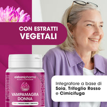 Carica l'immagine nel visualizzatore di Gallery, CISBANI PHARMA Vampamagra Integratore Menopausa, Regola l'Attività Ormonale