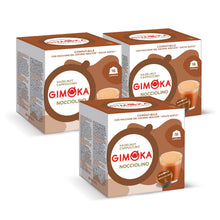 Carica l'immagine nel visualizzatore di Gallery, Gimoka - Compatibile Per Nescafé - Dolce Gusto - 48 Capsule - Gusto NOCCIOLINO - Made In Italy - 3 Confezioni Da 16 Caps