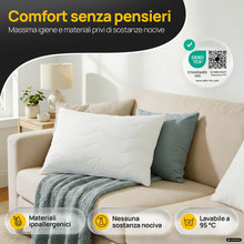Carica l'immagine nel visualizzatore di Gallery, LILENO HOME Cuscino 30 x 40 cm [set da 2 pezzi] come imbottitura per cuscini – letto o cuscino decorativo con chiusura l