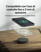 Carica l'immagine nel visualizzatore di Gallery, Belkin BoostCharge Pro Caricatore Wireless Magnetico 15W, Base con Supporto