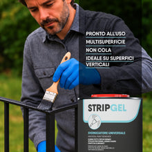Carica l'immagine nel visualizzatore di Gallery, CAMP Stripgel - Sverniciatore per Legno Metallo Ferro e Altre Superfici, Formula in Gel Pronta all'Uso Ideale per Rimuov