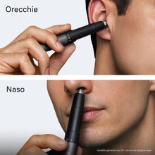 Carica l'immagine nel visualizzatore di Gallery, Braun EN21 Rifinitore per Naso e Orecchie, Grigio, a Batteria
