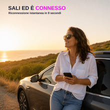 Carica l'immagine nel visualizzatore di Gallery, Adattatore CarPlay Wireless e Android Auto 2 in 1 - WiFi 6 5GHz Mini USB Converte da cavo a wireless - Plug &amp; Play Conne