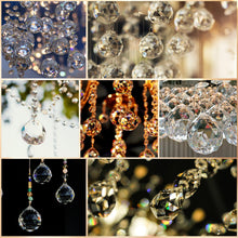 Carica l'immagine nel visualizzatore di Gallery, 35 Pz Acchiappasole Cristallo da Appendere, Acchiappa-Sole Prisma in Cristallo, Crystal Suncatcher Decorazione, Finestra