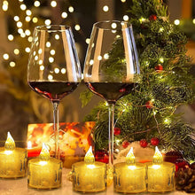 Carica l'immagine nel visualizzatore di Gallery, Candele a LED,35 pezzi Senza Fiamma,candele led con Batterie,Candele Elettriche luci tealight luci a LED realistiche per