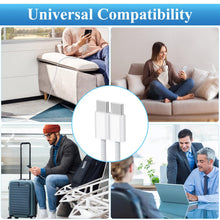 Carica l'immagine nel visualizzatore di Gallery, Amzpas Cavo USB C to USB C Ricarica Rapida Nylon Intrecciato Cavo per Samsung Galaxy A15 A55 A35 A05s A54 A34 A14 A53 A3