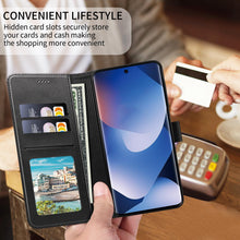 Carica l'immagine nel visualizzatore di Gallery, Cover a Libro per Xiaomi Redmi Note 15 4G/5G, Nero