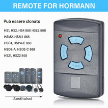 Carica l'immagine nel visualizzatore di Gallery, Apriporta del garage, telecomando compatibile con trasmettitore manuale, trasmettitore compatibile con 868,3 MHz, Hörman