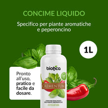Carica l'immagine nel visualizzatore di Gallery, BIOTICA Concime Liquido per Peperoncino e Piante Aromatiche 1L