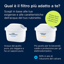 Carica l'immagine nel visualizzatore di Gallery, BRITA caraffa filtrante MAXTRA Marella, 1x filtro acqua Pure Performance