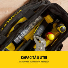 Carica l'immagine nel visualizzatore di Gallery, STANLEY 1-93-330 Borsa portautensili 30 x 25 x 13 cm con base rigida