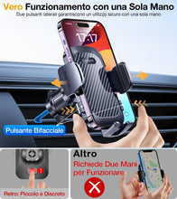 Carica l'immagine nel visualizzatore di Gallery, Coolpow Porta Cellulare Auto [Ventosa Ultra Potente] Supporto Telefono Auto