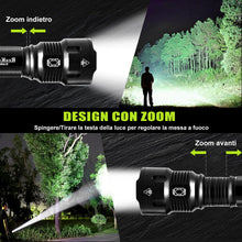 Carica l'immagine nel visualizzatore di Gallery, REHKITTZ Torcia LED, 3300 Lumen, Super Luminosa