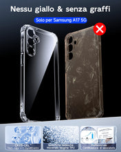 Carica l'immagine nel visualizzatore di Gallery, LeYi Cover per Samsung A17 5G/A18 con 2 Vetro Temperato(Trasparente)