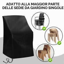 Carica l'immagine nel visualizzatore di Gallery, 2 pcs Copri poltrona realizzate in resistente tessuto Oxford, impermeabili e resistenti ai raggi UV, adatte a balconi e 