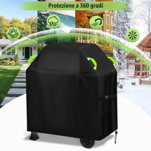 Carica l'immagine nel visualizzatore di Gallery, Gucass Copertura Barbecue Da Esterno, 420D Oxford Telo Copri Barbecue Impermeabile 90x70x110cm, Resistente Coperchio per