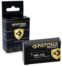 Carica l'immagine nel visualizzatore di Gallery, PATONA PROTECT Batteria per Canon NB-13L NB-15L 1010mAh 3.6V