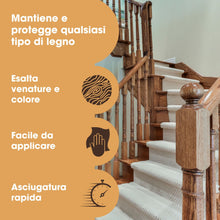 Carica l'immagine nel visualizzatore di Gallery, Furniture Clinic Olio di Lino Cotto per Mobili in Legno e altro | 250ml di Olio raffinato | Finitura Lucida per Mobili, 