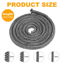 Carica l'immagine nel visualizzatore di Gallery, Flintronic Guarnizione per Porta Stufa, Ø12mm-2.5M(Grigio）
