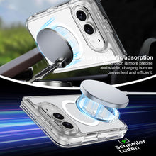 Carica l'immagine nel visualizzatore di Gallery, Lemxiee Magnetica Cover per iPhone Duo Case Trasparente