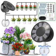 Carica l'immagine nel visualizzatore di Gallery, TRJZWA Kit di Irrigazione Automatica Solare per Vaso, Sistema di Irrigazione Automatico da Giardino, Sistema di Irrigazione Solare a Goccia con 9 Programmi di Irrigazione e 10m di Tubo di Irrigazione