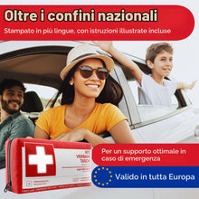 Carica l'immagine nel visualizzatore di Gallery, Set di pronto soccorso a norma auto 2026 DIN 13164:2022, borsa per