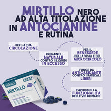 Carica l'immagine nel visualizzatore di Gallery, Nutracle Mirtillo nero 60 compresse da 600mg | Integratore Microcircolo Gambe, Capillari, Vene Occhi e Vista | Drenante 