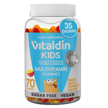 Carica l'immagine nel visualizzatore di Gallery, VITALDIN Gommose Multivitaminiche Bambini Senza Zuccheri - 70uds