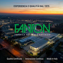 Carica l'immagine nel visualizzatore di Gallery, FANTON 82220 adattatore presa tripla piatta SALVASPAZIO - 1 spina italiana GRANDE 16A 3 prese italiane grandi