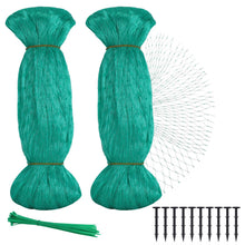 Carica l'immagine nel visualizzatore di Gallery, 2PCS Rete Anti Uccelli per Orto 4m×10m Verde Piccioni Balcone Antipiccioni Antiuccelli Piante Protezione Giardino Foglie