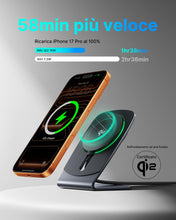Carica l'immagine nel visualizzatore di Gallery, INIU 2 in 1 Rimovibile Caricatore Wireless, Qi2 15W Base di Ricarica Rapida