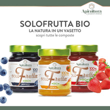 Carica l'immagine nel visualizzatore di Gallery, Apicoltura Casentinese, Solofrutta Bio Mirtilli, Composta 100% Frutta Biologica, Vasetto, 295g