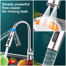 Carica l'immagine nel visualizzatore di Gallery, OSDUE Kit Aeratore, Rubinetto da Cucina Testa a Spruzzo, 360 ° Girevole Lavello Rubinetto Gorgogliatore, G1/2 Filtro Per