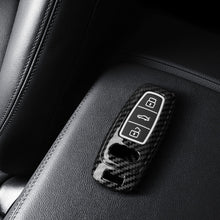Carica l'immagine nel visualizzatore di Gallery, kwmobile Custodia Copri Chiave Compatibile con Audi A6 A7 A8 Q7 Q8 Keyless 3 Tasti - Cover Coprichiave Telecomando Auto 