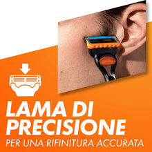 Carica l'immagine nel visualizzatore di Gallery, Gillette Fusion5 Lamette di Ricambio per Rasoio da Uomo (4 lamette)