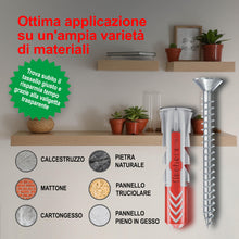 Carica l'immagine nel visualizzatore di Gallery, Fischer KIT DuoPower Valigetta 80 Tasselli Universali con Vite