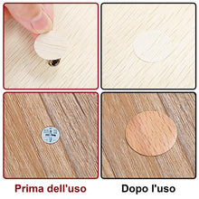 Carica l'immagine nel visualizzatore di Gallery, Brelet 648 Pezzi Tappi Coprivite Adesivi, 12 Colori, Coperchio Foro Vite Ø 21 mm Autoadesivi per Armadi, Scrivanie, Mobi