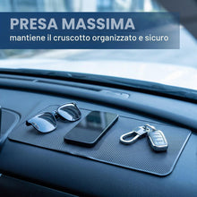 Carica l'immagine nel visualizzatore di Gallery, Tappetino Antiscivolo Auto per Cruscotto 27.2x15cm, Tappetino in Silicone con Trama a Diamante, Copri Cruscotto Universa